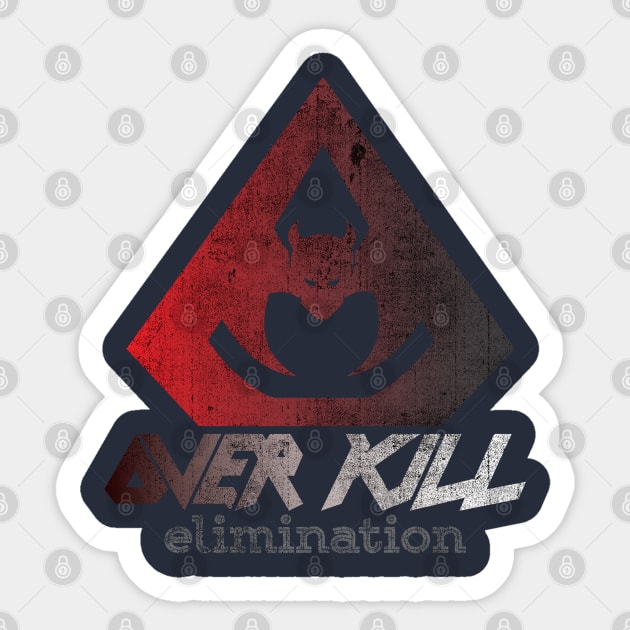 ELIMINATION Sticker by QinoDesign